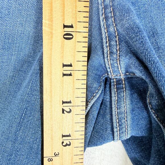 Torrid Jeggings Womens 18 Reg Blue Jeans Feel the Fit Stretch Distressed Edgy - Picture 9 of 11